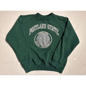 Vintage Soffe Portland State University Sweatshirt Green